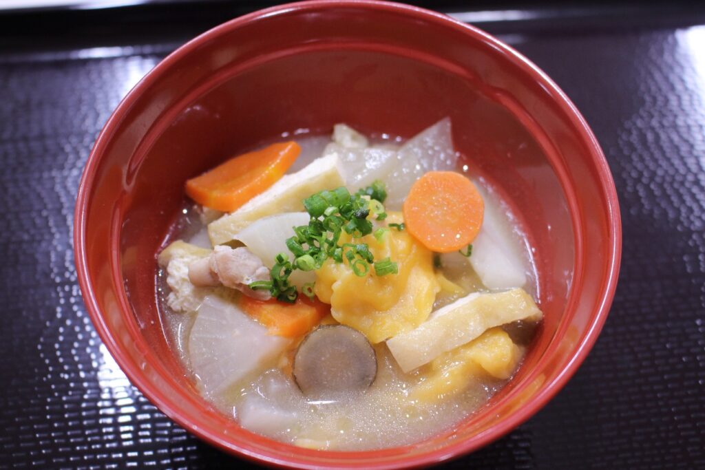 「一手間かけた郷土料理　団子汁」の勉強会を開催いたしました