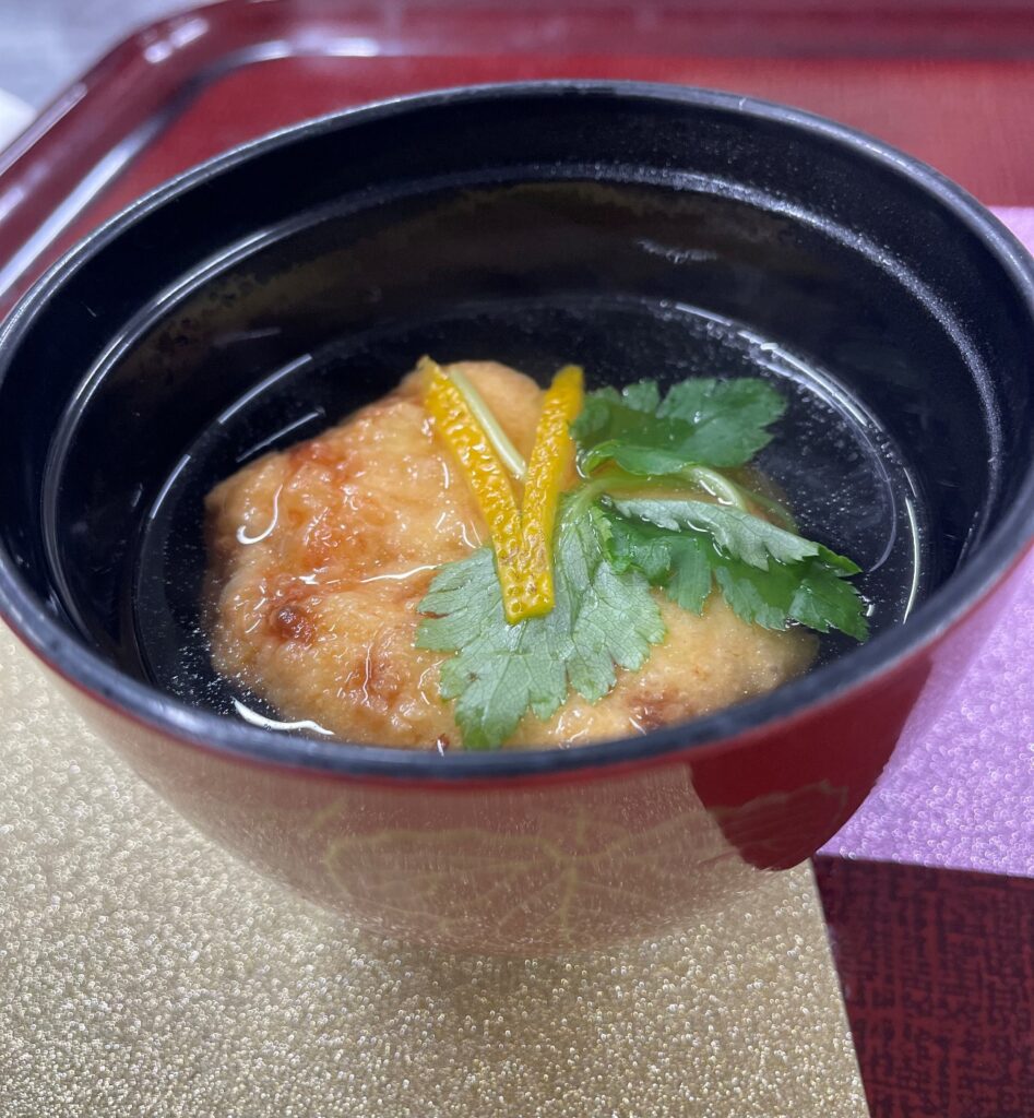 「えび飛龍頭のお椀」の勉強会を開催いたしました