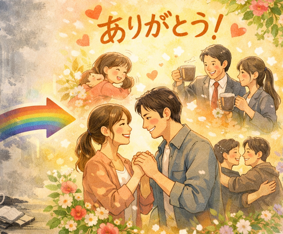 ごめんなさい　から　ありがとう